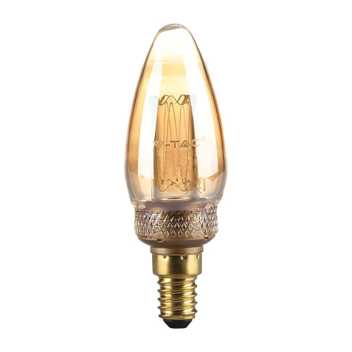 Żarówka LED dekoracyjna E14 C30 2W 1800K Filament - VT-2152