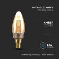 Żarówka LED dekoracyjna E14 C30 2W 1800K Filament - VT-2152