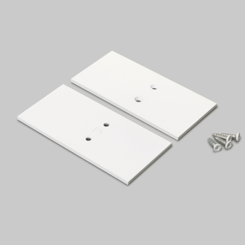 Zaślepka biała do profilu aluminiowego LED VARIO30 - wariant 19 - kpl. 2 szt. 