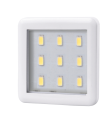 Punktowa oprawa meblowa LED SQUARE3 - Biała - 12V 2,5W