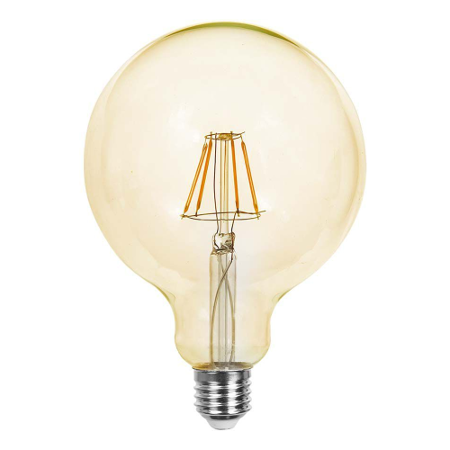 Żarówka LED dekoracyjna E27 G125 12W 2200K Filament - VT-2153