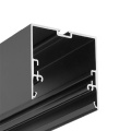 Profil aluminiowy LED PHIL.v2 czarny anodowany z kloszem