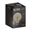 Żarówka LED dekoracyjna E27 G125 6W 2200K Filament - VT-1956