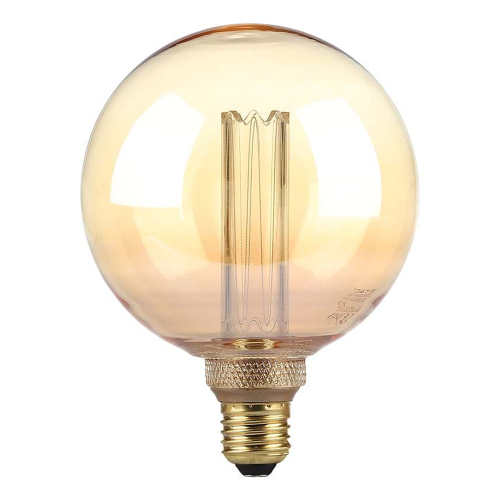 Żarówka LED dekoracyjna E27 G125 4W 1800K Filament - VT-2195