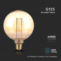 Żarówka LED dekoracyjna E27 G125 4W 1800K Filament - VT-2195