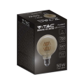 Żarówka LED dekoracyjna E27 G95 8W 2200K Filament - VT-2019