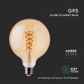 Żarówka LED dekoracyjna E27 G95 4.8W 1800K Filament - VT-2075