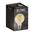 Żarówka LED dekoracyjna E27 G80 4W 2200K Filament - VT-2004