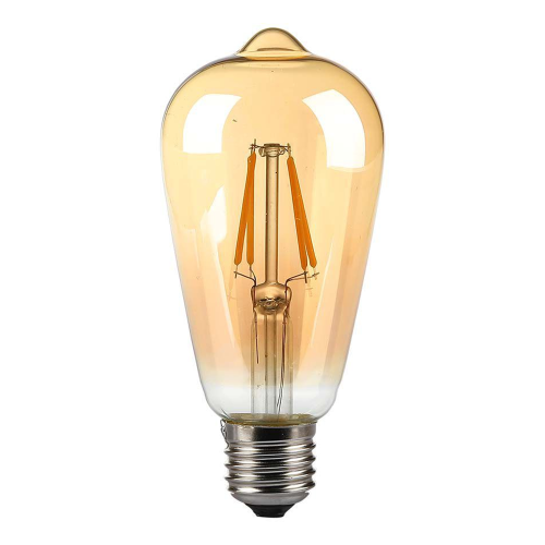 Żarówka LED dekoracyjna E27 ST64 8W 2200K Filament - VT-1968