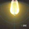 Żarówka LED dekoracyjna E27 ST64 4W 1800K Filament - VT-2185