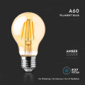 Żarówka LED dekoracyjna E27 A60 12W 2200K Filament - VT-2123