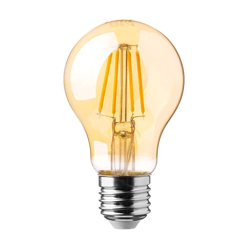 Żarówka LED dekoracyjna E27 A60 10W 2200K Filament - VT-2028