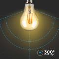Żarówka LED dekoracyjna E27 A60 10W 2200K Filament - VT-2028