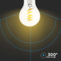 Żarówka LED dekoracyjna E27 A60 4W 3000K Filament - VT-2164