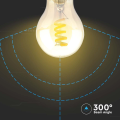 Żarówka LED dekoracyjna E27 A60 4W 1800K Filament - VT-2154