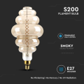 Żarówka LED dekoracyjna E27 S200 8W 1800K Filament - ściemnialna - VT-2188D