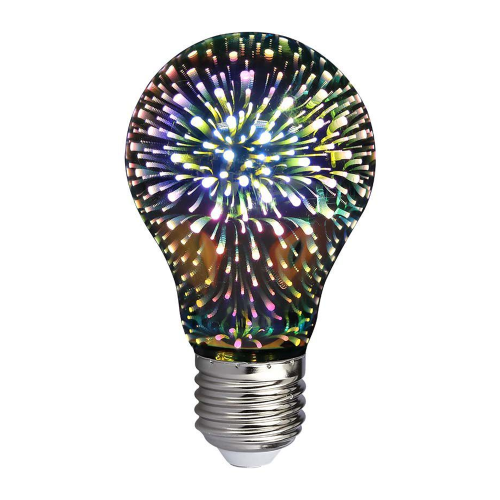 Żarówka LED dekoracyjna E27 A60 3W 3000K Filament 3D - VT-2203