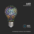 Żarówka LED dekoracyjna E27 A60 3W 3000K Filament 3D - VT-2203