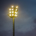 Naświetlacz LED 50W 137lm/W czarny - VT-52