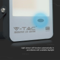 Naświetlacz LED 50W 100lm/W z czujnikiem zmierzchu - czarny - VT-57