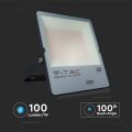Naświetlacz LED 150W 100lm/W z czujnikiem zmierzchu - czarny - VT-167