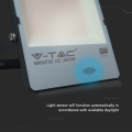 Naświetlacz LED 150W 100lm/W z czujnikiem zmierzchu - czarny - VT-167