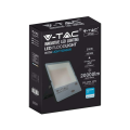 Naświetlacz LED 200W 100lm/W z czujnikiem zmierzchu - czarny - VT-272