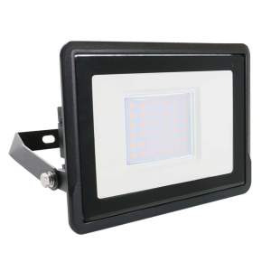 Naświetlacz LED 50W  80lm/W czarny z mufą - VT-158