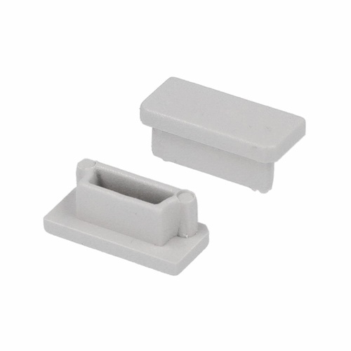 Zaślepka srebrna do profilu aluminiowego LED BUDDY14-01 - kpl. 2 szt.