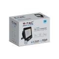 Naświetlacz LED z czujnikiem ruchu i mufą - 30W 78lm/W czarny - VT-138S-B