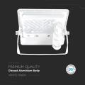 Naświetlacz LED z czujnikiem ruchu i mufą - 30W 78lm/W biały - VT-138S-W