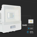 Naświetlacz LED z czujnikiem ruchu i mufą - 30W 78lm/W biały - VT-138S-W