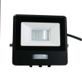 Naświetlacz LED z czujnikiem ruchu - 50W 80lm/W czarny - VT-158S-1-B