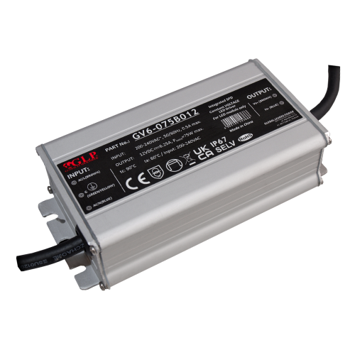 Zasilacz LED napięciowy hermetyczny 24V 3.1A 75W GLP GV6-075B024
