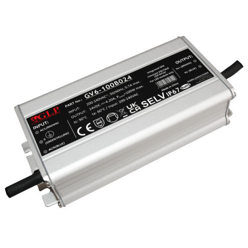 Zasilacz LED napięciowy hermetyczny 12V 8.3A 100W GLP GV6-100B012