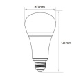 Żarówka LED RGB+CCT (RGBWW) E27 12W - Zigbee 3.0 + RF 2.4GHz - FUT105ZR - Rysunek techniczny