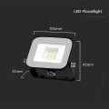 Naświetlacz LED 30W 83lm/W czarny - VT-44030