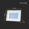 Naświetlacz LED 300W 88lm/W czarny - VT-44300