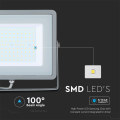 Naświetlacz LED 100W 82lm/W szary - VT-100-G