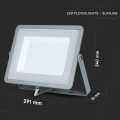 Naświetlacz LED 100W 82lm/W szary - VT-100-G