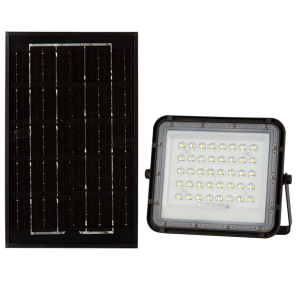 Solarny naświetlacz LED z panelem fotowoltaicznym 6W 66lm/W - VT-40W