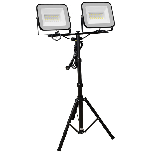 Statyw teleskopowy z 2 naświetlaczami LED 20W - zestaw V-PRO