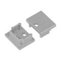 Zaślepka srebrna do profilu aluminiowego LED PLANE14 IN/SIDE - kpl. 2 szt.