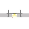 Profil aluminiowy LED PLANE14 IN biały malowany z kloszem - schemat montażu