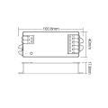 Odbiornik LED 3w1 - RGB / RGB+W / RGB+CCT - 12-24V 12A - Zigbee 3.0 + 2,4Ghz - E3-ZR - Rysunek techniczny
