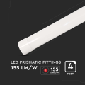 Oprawa liniowa natynkowa LED 30W 120cm (155 lm/W) - VT-8330