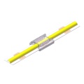 Złącze do taśmy LED - MC - MONO 8mm -COB/SMD- dwustronne - z zamontowaną taśmą LED COB