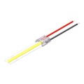 Złącze do taśmy LED - MC - MONO 10mm - COB/SMD - jednostronne z przewodem - z zamontowaną taśmą LED COB