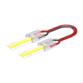 Złącze do taśmy LED - MC - MONO 10mm - COB/SMD - dwustronne z przewodem - z zamontowaną taśmą LED COB