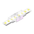 Złącze do taśmy LED hermetycznej - MCWP - MONO 8mm - COB/SMD - dwustronne